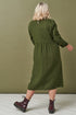 Image 4 of Pure linen dress washed and soft with long sleeves Madeira from Baltic Linen